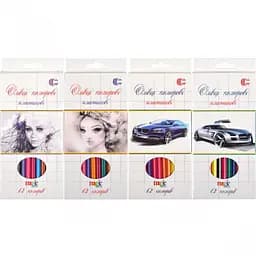 Олівець 12 кольорів CR555-12 White Night "С"