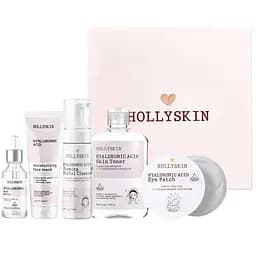 Набір косметики для обличчя Hollyskin Hyaluronic Acid Care Maxi Set: Сироватка 30 мл + Маска 100 мл + Очисна пінка 150 мл + Тонік 250 мл + Патчі під очі 100 pcs - мініатюра 2