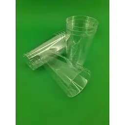 Склянка склоподібна пластикова 300 мл прозора 20 шт.