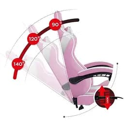 Комп'ютерне крісло Huzaro Force 4.7 Pink (тканина) - мініатюра 4