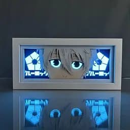 Світильник нічник 3D Синя в'язниця: Блю Лок Сейширо Нагі Blue Lock Seishiro Nagi 20 см NL3D BL SN - мініатюра 2