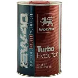 Олива моторна Wolver Turbo Evolution 15W-40 API CI-4/SL 1 л (46815)