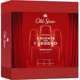 Подарунковий набір Old Spice Discovery Box: аерозольний дезодорант Night Panther 150 мл + аерозольний дезодорант Wolfthorn 150 мл + дезодорант-стік Deep Sea 50 мл + дезодорант-стік Whitewater 50 мл + гель для душу 3-в-1 Captain 250 мл - мініатюра 2