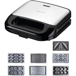 Електрогриль мультимейкер Sokany 08063 7 в 1 зі знімними формами 800 Вт