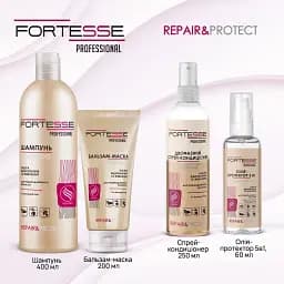 Відновлюючий шампунь Fortesse Professional Repair & Protect для сухого пошкодженого волосся що потребує живлення 400 мл - мініатюра 5