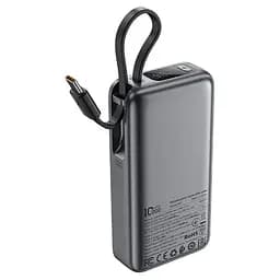 Зовнішній акумулятор Acefast M7 PD30W power bank with cable 10000mAh, Black (6974316283379) - мініатюра 4