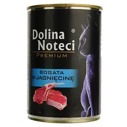 Влажный корм для кошек Dolina Noteci Premium cat Мясные кусочки в соусе с ягнятиной 400 г