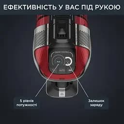 Вертикальний + ручний пилосос (2 в 1) Rowenta X-Force Flex 12.60 Animal Care Red RH98A9WO - мініатюра 5