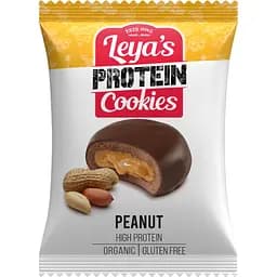 Протеиновое печенье Leya's с арахисом в темном шоколаде 40 г