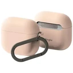 Чохол з карабіном Ringke Silicone Sand для AirPods 4 2024 Pink