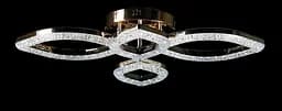 Люстра стельова LED Splendid Ray LT8005/2+2, 120W, золото, білий, сучасний стиль з пультом, димер - мініатюра 2