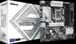 Материнская плата ASRock B660M Steel Legend LGA 1700 (B660M Steel Legend) Б/У