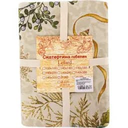 Скатертина гобеленова Lefard Home Textile Candle 140 см (732-357) - мініатюра 2