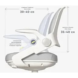Дитяче крісло Mealux Vivo Grey (Y-618 G) - мініатюра 6