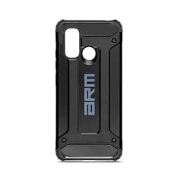 Чехол для Xiaomi Redmi 12C, Panzer, черный, противоударный, бронированный, милитари, панель-накладка, защита всего корпуса, защита дисплея и камеры, термополиуретан (TPU) + поликарбонат (PC), ArmorStandart (ARM70789)