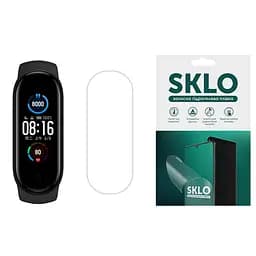 Захисна гідрогелева плівка SKLO (екран) 6шт. для Xiaomi Mi Band 7 Прозорий