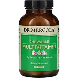 Мультивитамины для детей Dr. Mercola Chewable Multivitamin for Kids 60 жевательных таблеток