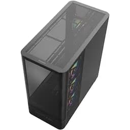 Корпус Modecom VOLCANO AQ400 ARGB MIDI SIDE LCD 6,2”, 4x120 мм fans BLACK без БЖ ATX (MC-A-AQ400-4FA-B) - мініатюра 5
