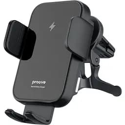 Автодержатель с беспроводной зарядкой Proove Triple Clamp 15W Black (WHTC15010001) [136215]