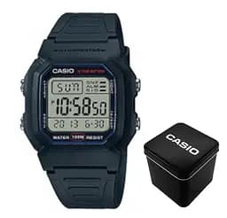 Чоловічий годинник Casio W-800H-1A Чорний ( AT1141-0059 )