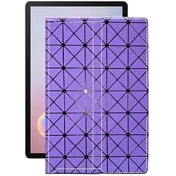 Чохол StatusCASE з екошкіри для планшету Samsung Galaxy Tab S6 10.5 Фіолетовий ромб