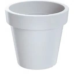 Горщик для квiтiв Prosperplast Lofly круглий, 350 мм, білий (70714-449)