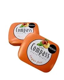 Льодяники Compass зі смаком персика без цукру 14 г
