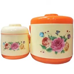 Набір термосів Stenson з металевою колбою 2 шт. помаранчевий (25664)