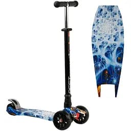 Дитячий самокат Best Scooter Maxi S- 11102 блакитний