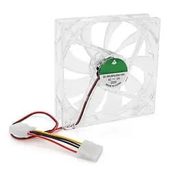 Кулер корпусной Voltronic C12025R Fan DC sleeve fan 4pin 120мм LED Red
