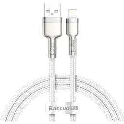 Кабель Baseus Cafule Metal USB to Lightning 2 m White (CALJK-B02) [73379]