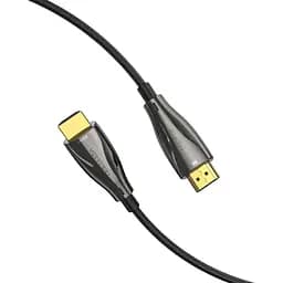 Кабель HDMI M - M, 60.0 м, V2.1, Optical 8K 60Гц 48Gbps Dolby 7.1 TPE Black Zinc Alloy Type Vention - мініатюра 3