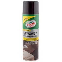 Аэрозольная сухая химчистка Turtle Wax Интерьер 1 с нейтрализатором запахов 500 мл (529980)