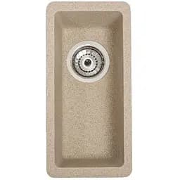 Гранітна кухонна мийка Romzha Mira U-160 Piesok (301) під стільницю