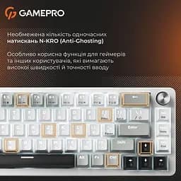 Клавіатура GamePro Genesis Silverlight MK116 (MK116) - мініатюра 5
