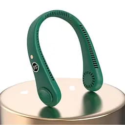 Портативний шийний вентилятор (зелений)