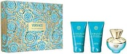 Набор Versace Pour Femme Dylan Turquoise (edt 50ml + b/lot 50ml + sh/gel 50ml)