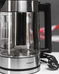 Електрочайник Sokany SK-09062  1.8л 1800Вт Чорний/Сталь - мініатюра 4