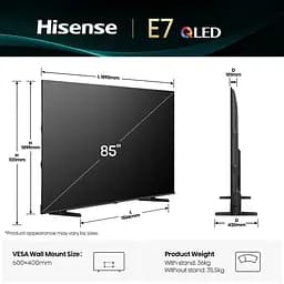 LED-телевізор Hisense 85E7Q - мініатюра 3