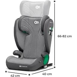 Автокрісло Kinderkraft Junior Fix 2 i-Size Rocket Grey (KCJUFI20GRY0000) - мініатюра 10