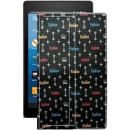 Чохол StatusCASE з екошкіри для планшету Amazon Fire HD 8 2017 Фешн чорний