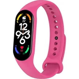 Силіконовий ремінець BeCover для Xiaomi Mi Smart Band 7 Hot Pink (707490)