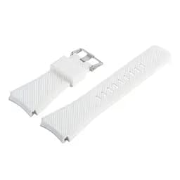 Силіконовий ремінець Watchbands для Samsung Galaxy Watch 46mm Silver Samsung Gear S3 - білий (WB001WHITE46) - мініатюра 4