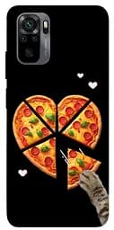 Чохол Demsky Pizza Love Cat для Xiaomi Redmi Note 10 / Note 10s