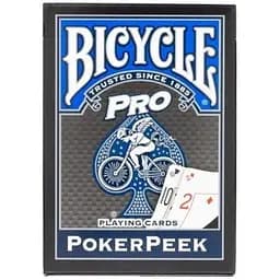Карти гральні United States Playing Card Company Bicycle Pro PokerPeek (blue) (01456)