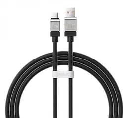 Кабель Baseus CoolPlay Series Fast Charging Cable USB to Type-C 100W 1m CAKW000601 Black - мініатюра 4