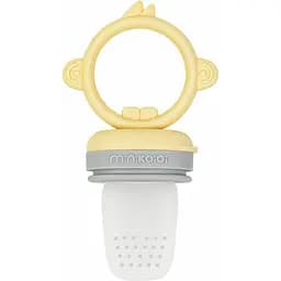 Ніблер MinikOiOi Pulps силіконовий, Mellow Yellow/Powder Grey (101130003)