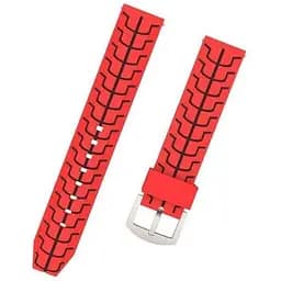 Силіконовий ремінець Primo Splint для годинника Huawei Watch GT 2/GT Active 46 мм Red Black