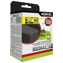 Губка Aquael Media Set Standard 2 шт. для внутреннего фильтра Aquael Turbo Filter 500