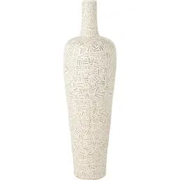 Ваза J-line напольная большая белая 100 см (42294)